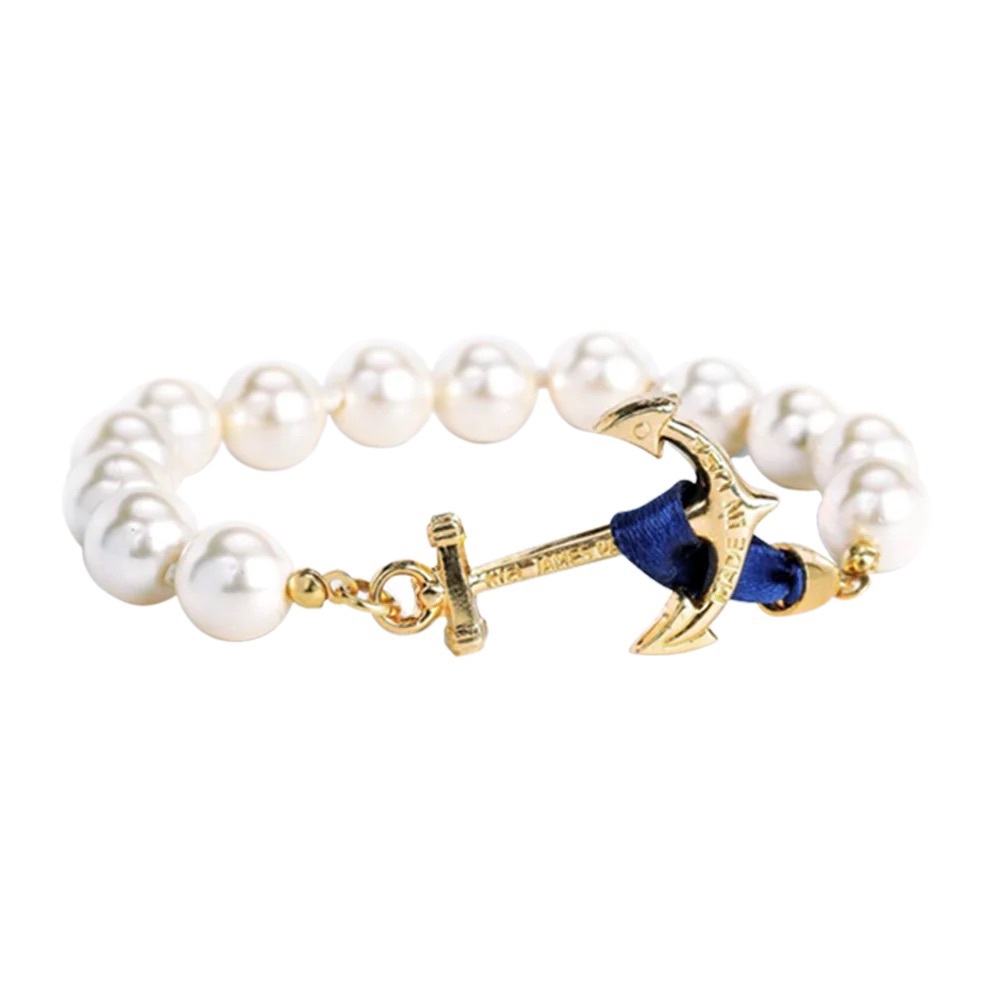 KJP Pearl Anchor Bracelet
